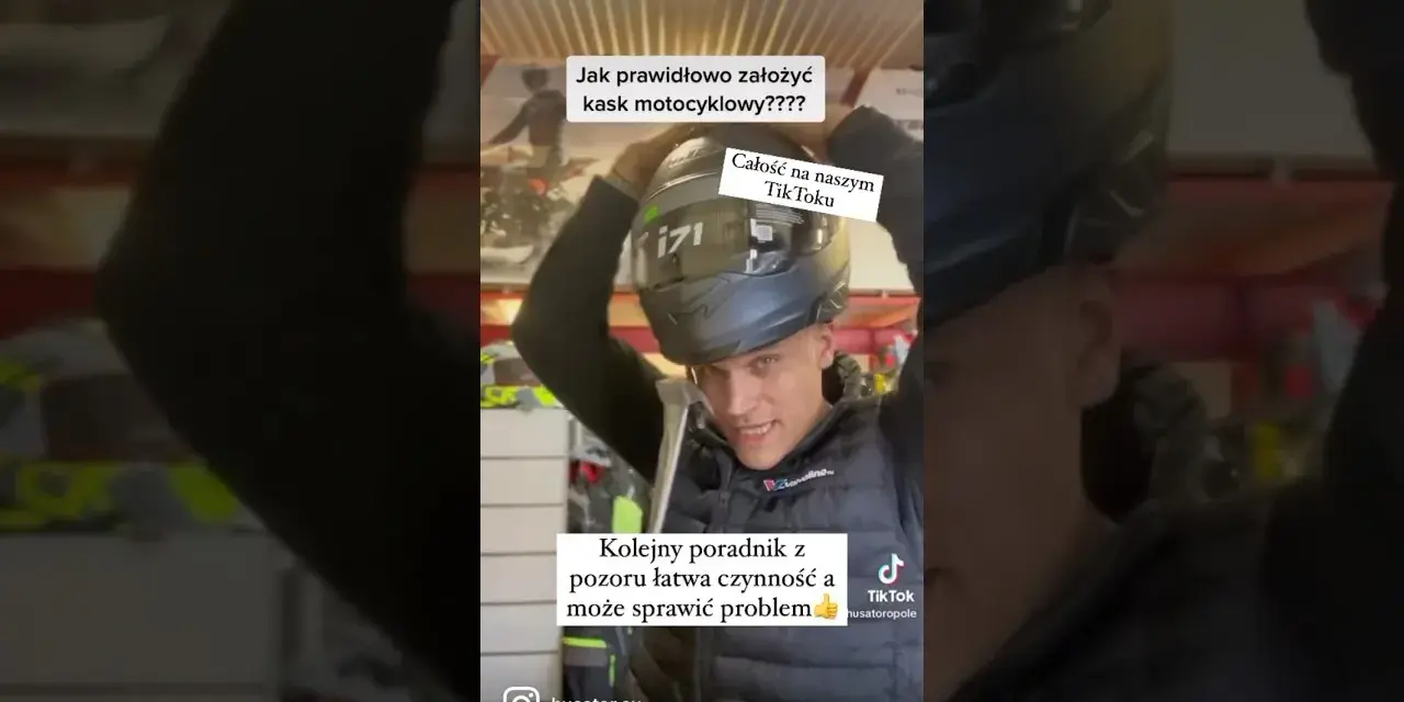 Jak prawidłowo założyć kask motocyklowy? Poradnik krok po kroku