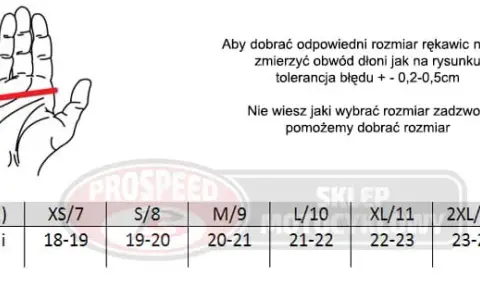 Jak dobrać rozmiar rękawic motocyklowych? Poradnik eksperta