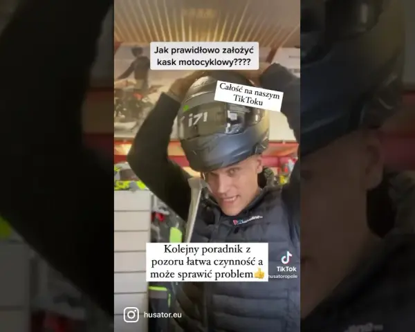 Jak prawidłowo założyć kask motocyklowy? Poradnik krok po kroku