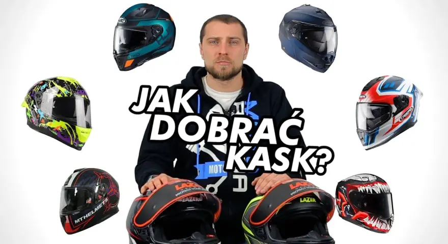 Kask motocyklowy: jak dopasować? Polisa na życie i test 5 punktów.
