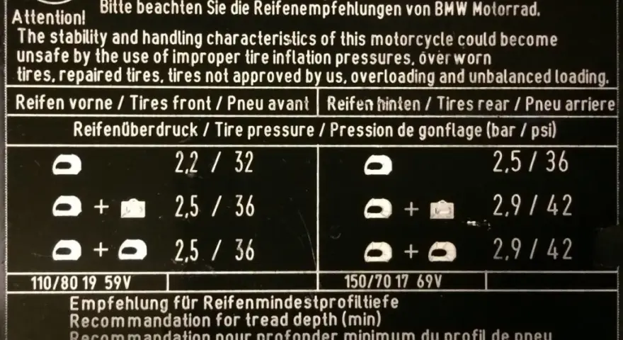 Ciśnienie w oponach motocyklowych: Ile barów dla bezpieczeństwa?