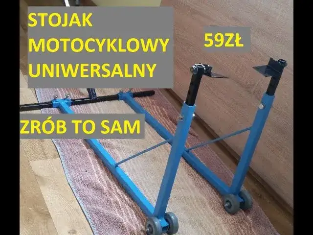 Różne typy stojaków motocyklowych DIY
